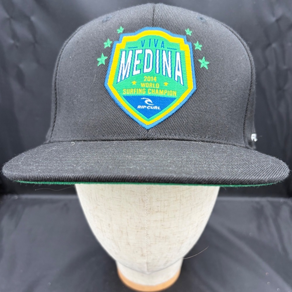 Rip Curl Viva Medina 2014 World Surfing Champion Flexfit 110 Snapback Hat Black